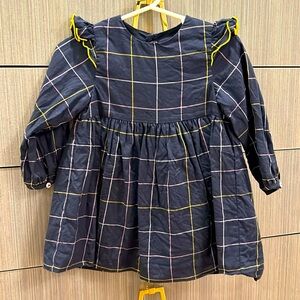Jacadi Paris baby plaid dress, size 18mon
